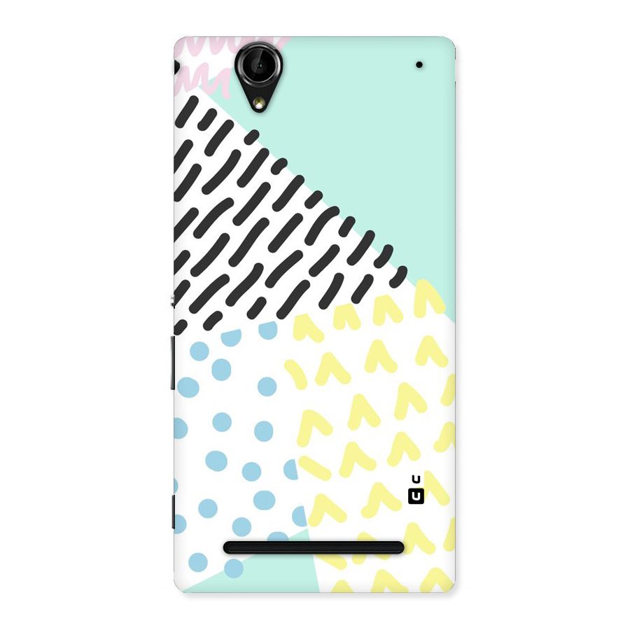 Abstract Pastel Back Case for Sony Xperia T2