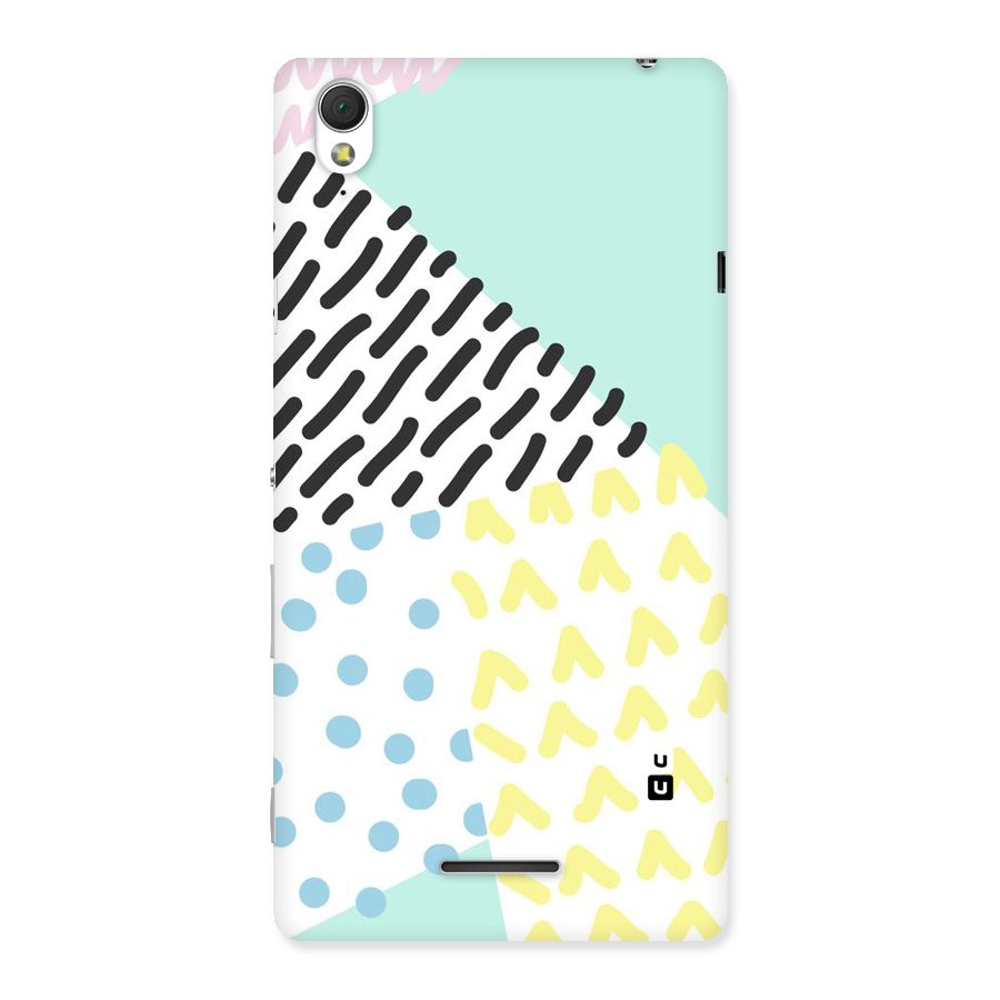 Abstract Pastel Back Case for Sony Xperia T3