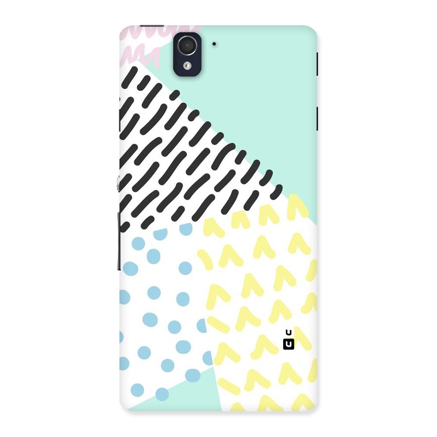 Abstract Pastel Back Case for Sony Xperia Z