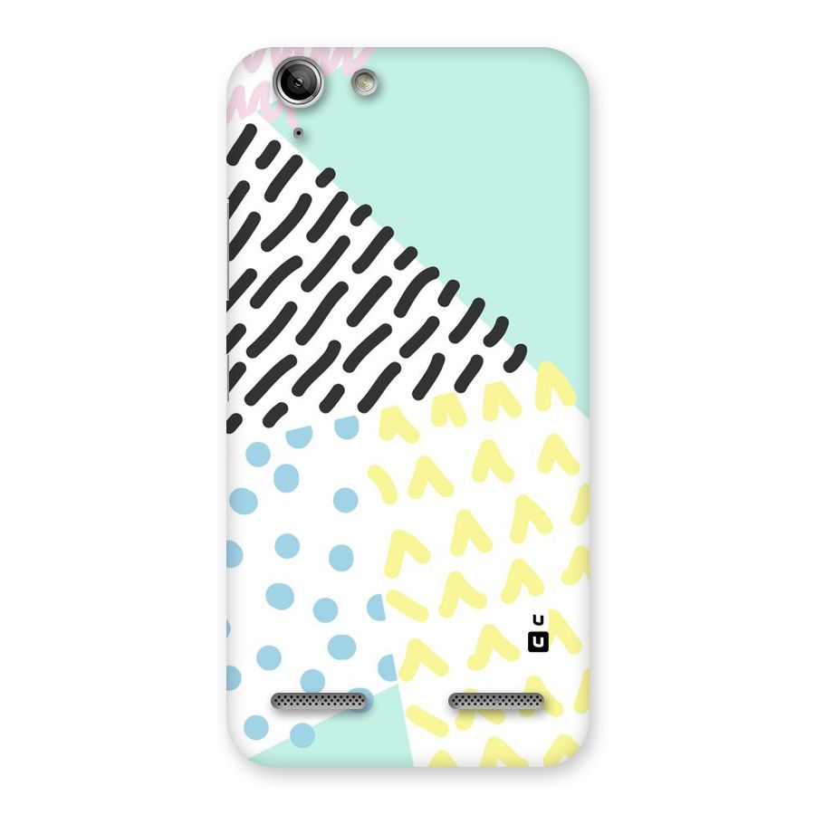 Abstract Pastel Back Case for Vibe K5