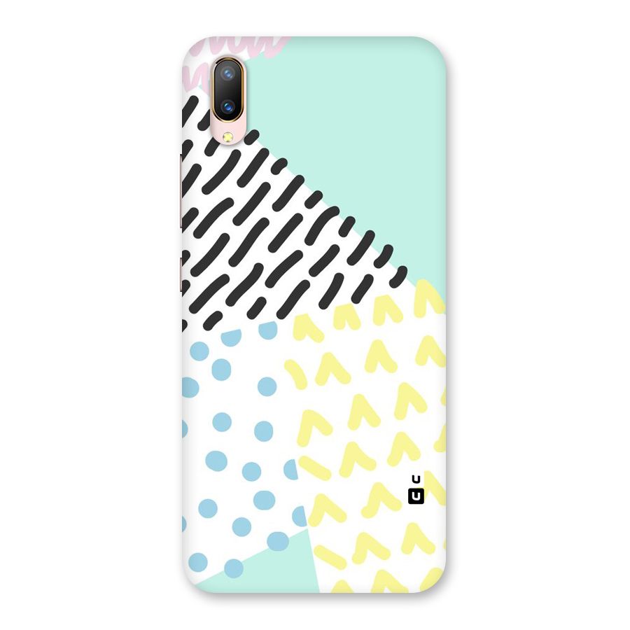 Abstract Pastel Back Case for Vivo V11 Pro