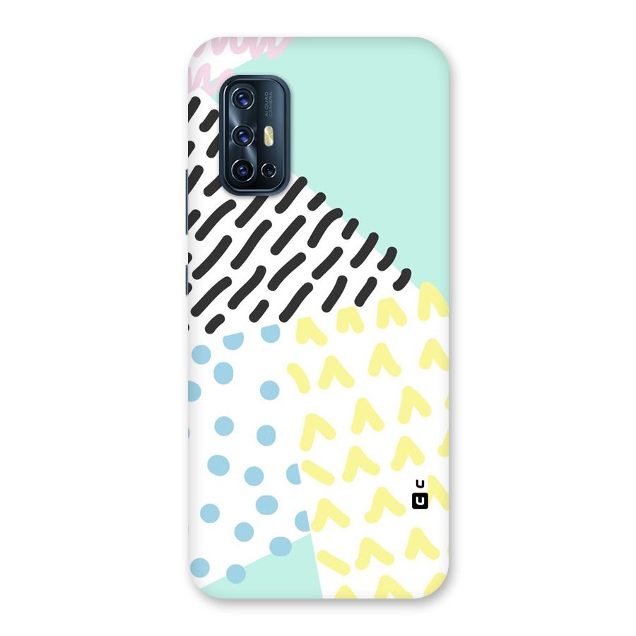 Abstract Pastel Back Case for Vivo V17