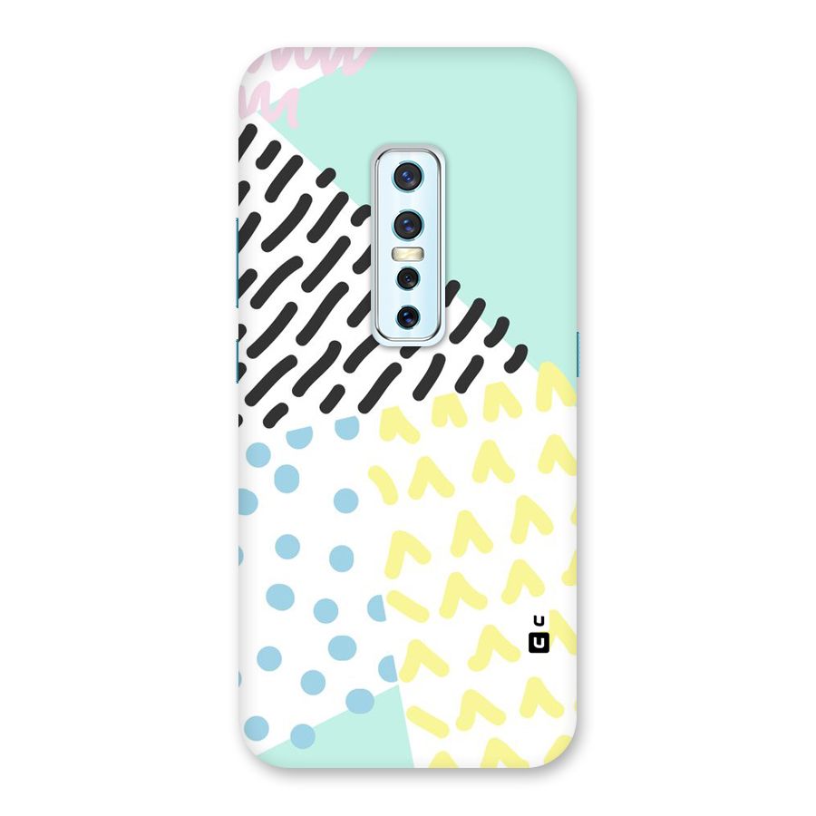 Abstract Pastel Back Case for Vivo V17 Pro