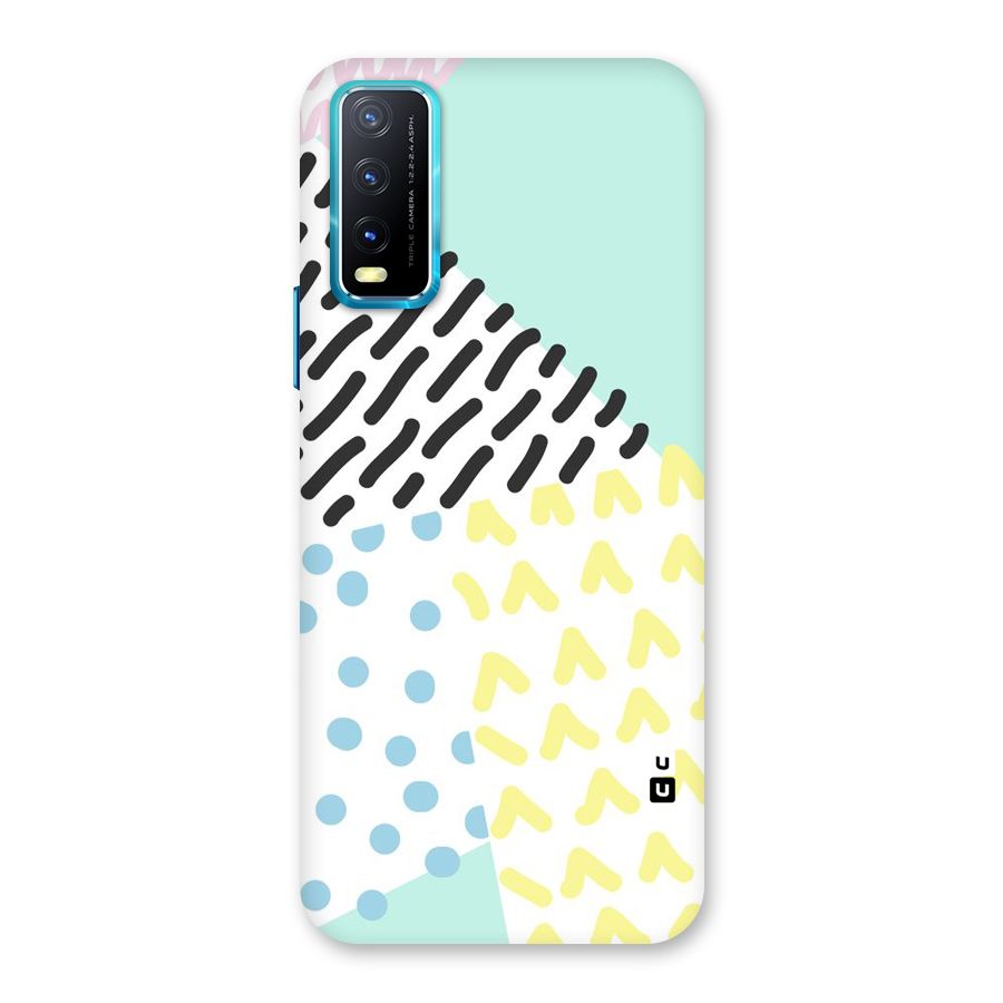 Abstract Pastel Back Case for Vivo Y20A