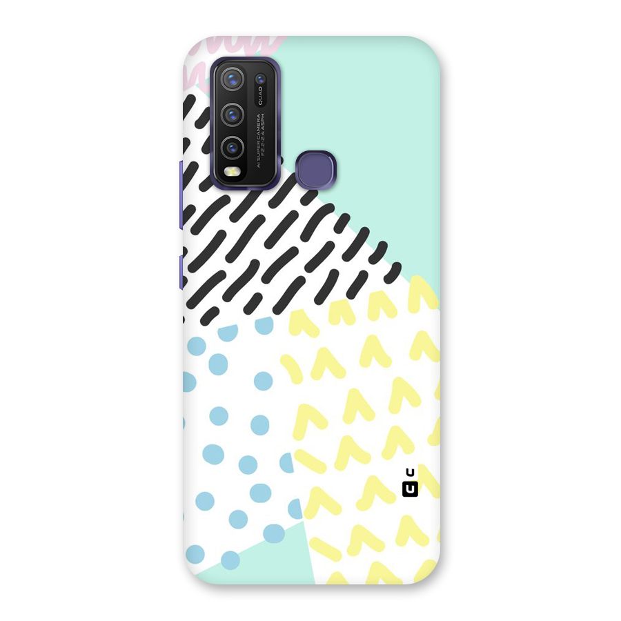 Abstract Pastel Back Case for Vivo Y50