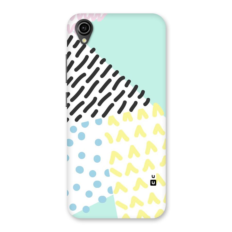 Abstract Pastel Back Case for Vivo Y90
