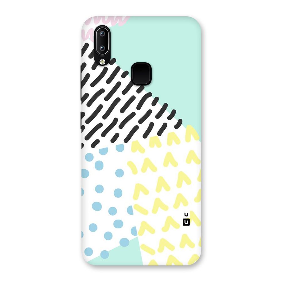 Abstract Pastel Back Case for Vivo Y95