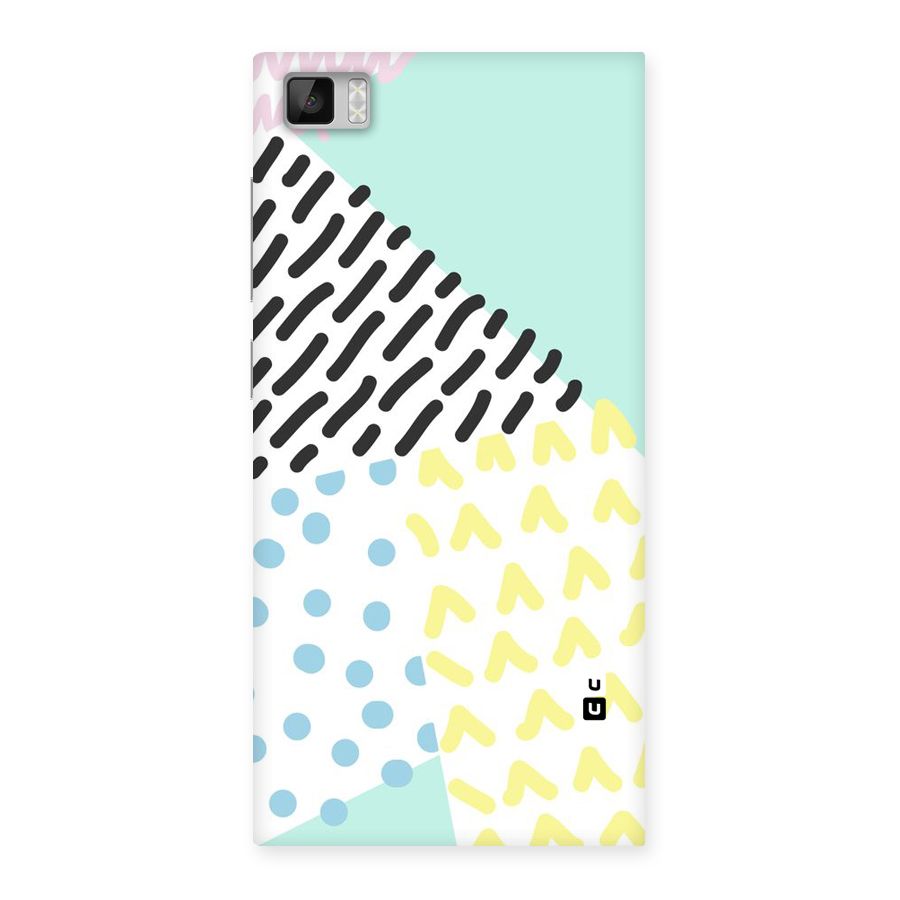 Abstract Pastel Back Case for Xiaomi Mi3