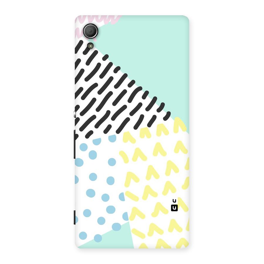 Abstract Pastel Back Case for Xperia Z4