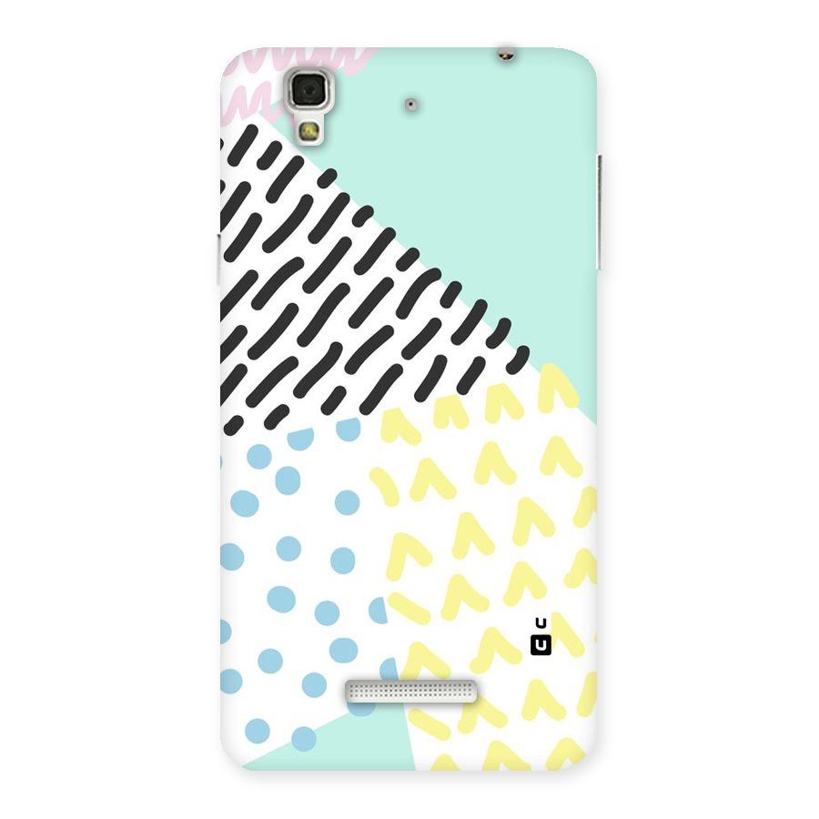 Abstract Pastel Back Case for Yu Yureka
