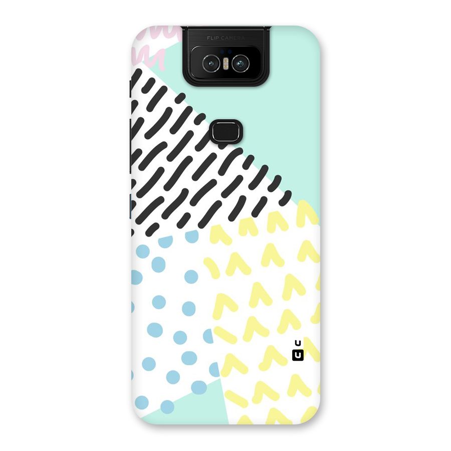 Abstract Pastel Back Case for Zenfone 6z