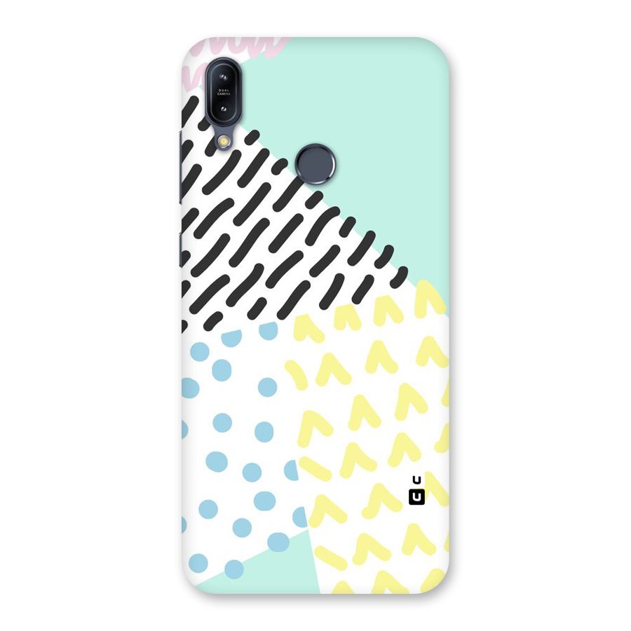 Abstract Pastel Back Case for Zenfone Max M2