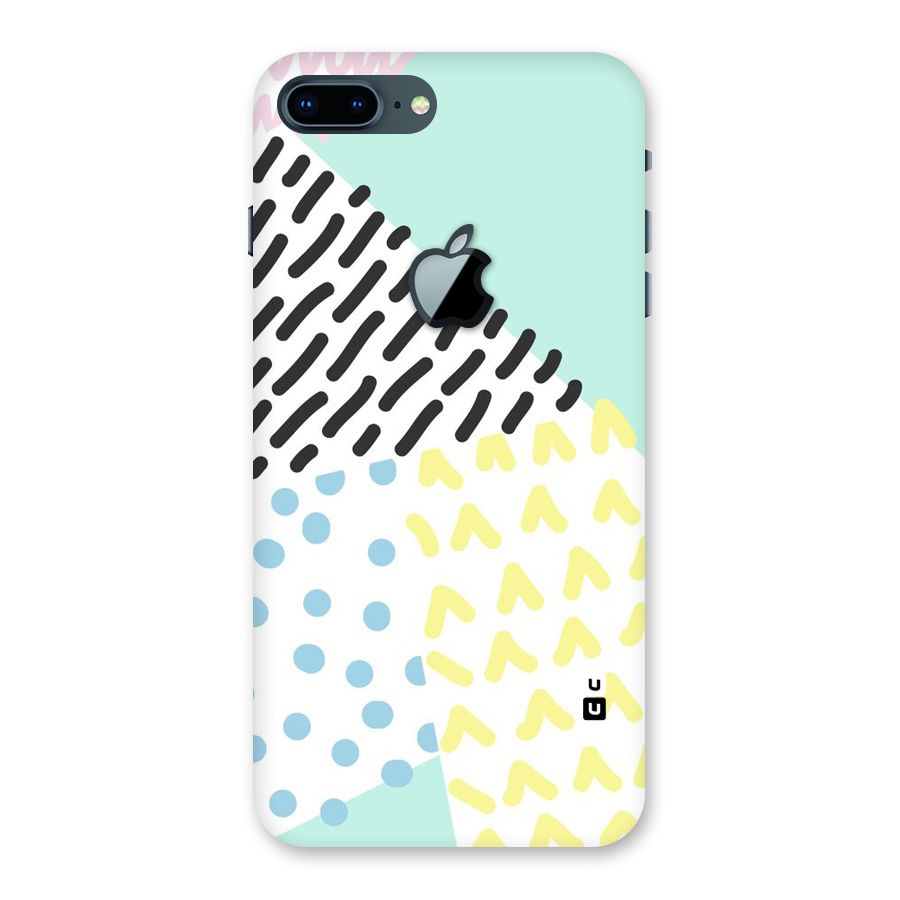 Abstract Pastel Back Case for iPhone 7 Plus Apple Cut