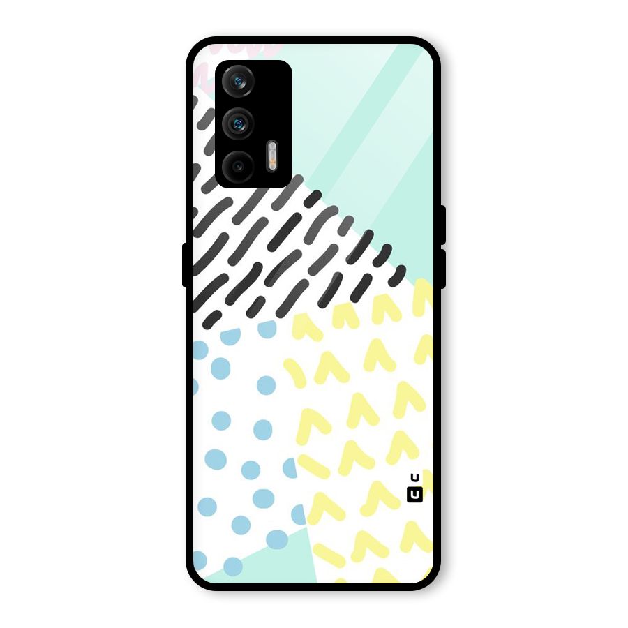 Abstract Pastel Glass Back Case for Realme GT 5G