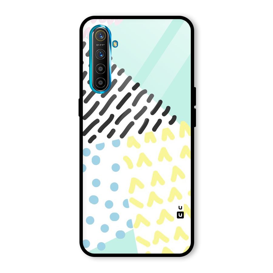 Abstract Pastel Glass Back Case for Realme X2