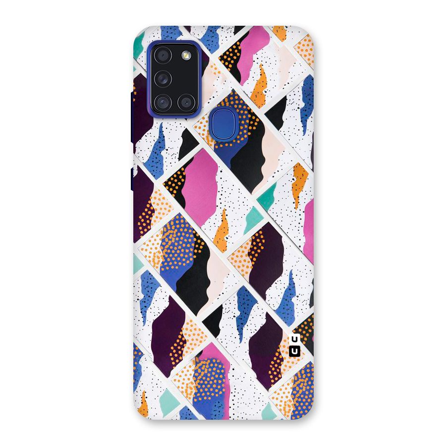 Abstract Polka Back Case for Galaxy A21s