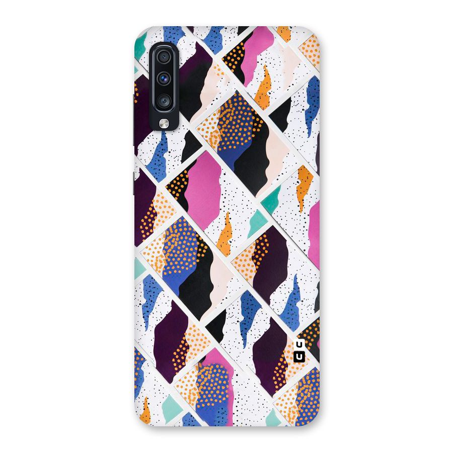 Abstract Polka Back Case for Galaxy A70