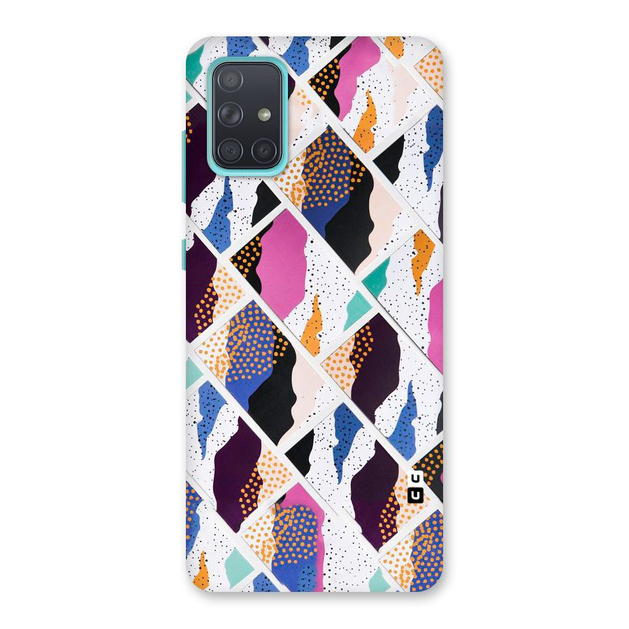 Abstract Polka Back Case for Galaxy A71