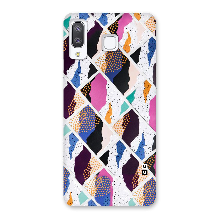 Abstract Polka Back Case for Galaxy A8 Star