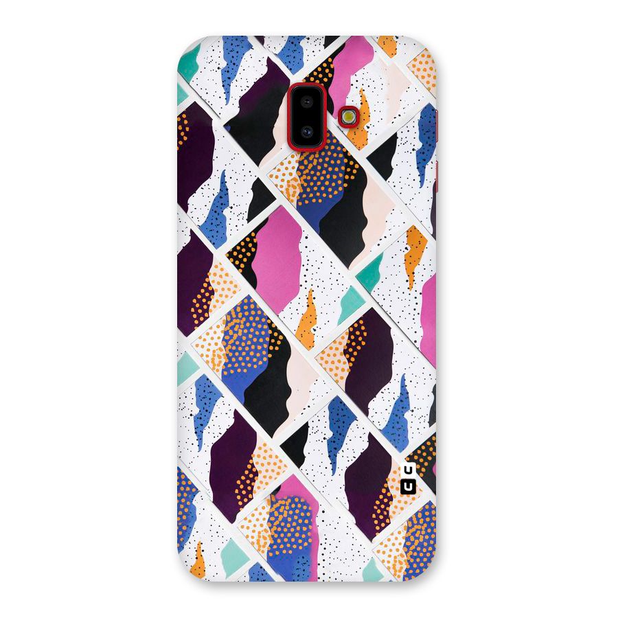Abstract Polka Back Case for Galaxy J6 Plus