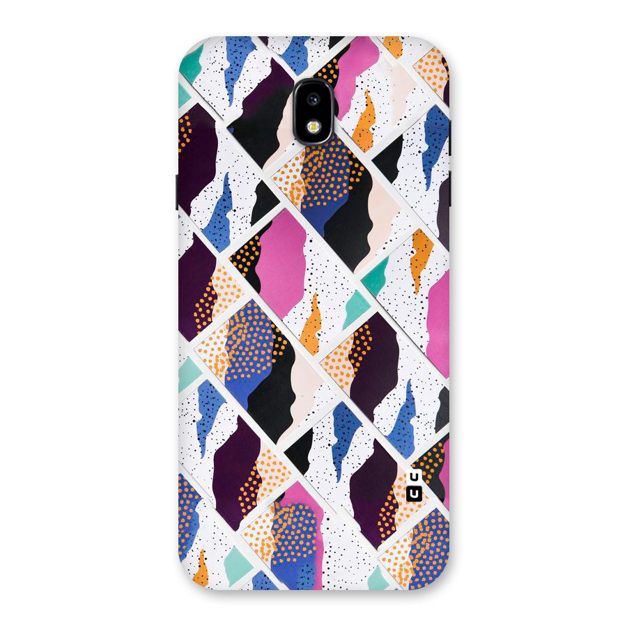 Abstract Polka Back Case for Galaxy J7 Pro