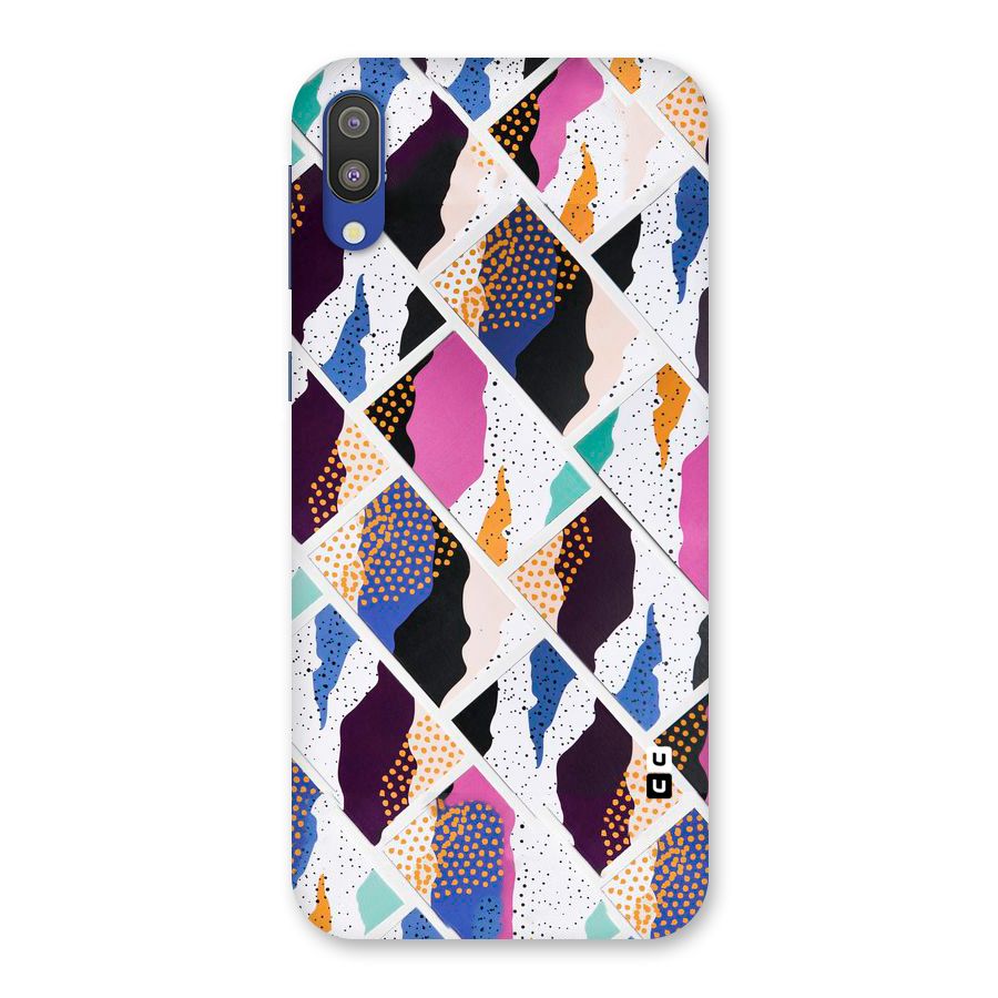 Abstract Polka Back Case for Galaxy M10