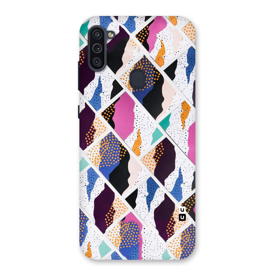 Abstract Polka Back Case for Galaxy M11