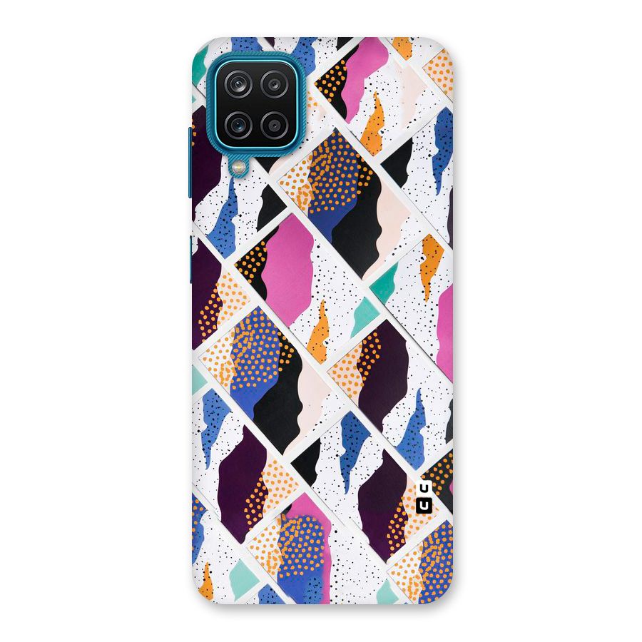 Abstract Polka Back Case for Galaxy M12