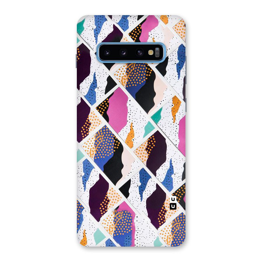 Abstract Polka Back Case for Galaxy S10 Plus