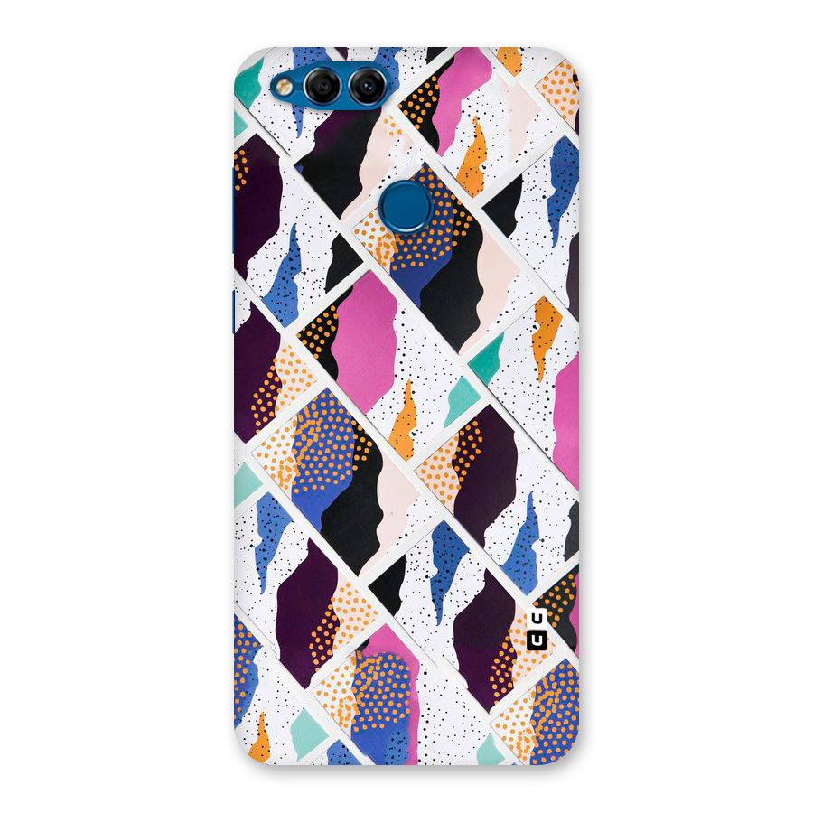 Abstract Polka Back Case for Honor 7X