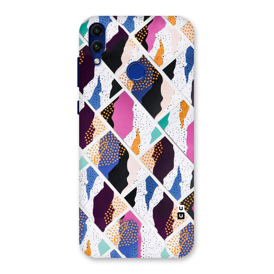 Abstract Polka Back Case for Honor 8C