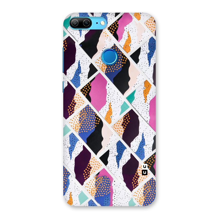 Abstract Polka Back Case for Honor 9 Lite