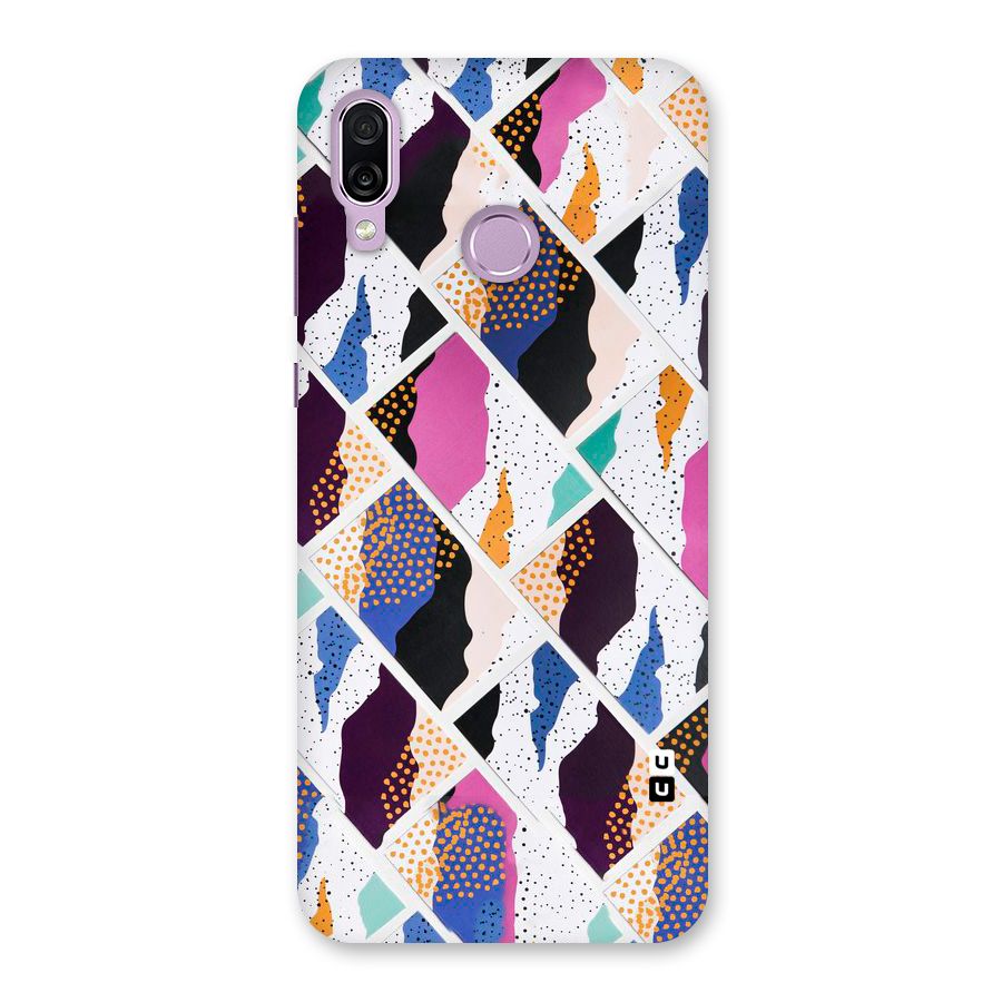 Abstract Polka Back Case for Honor Play