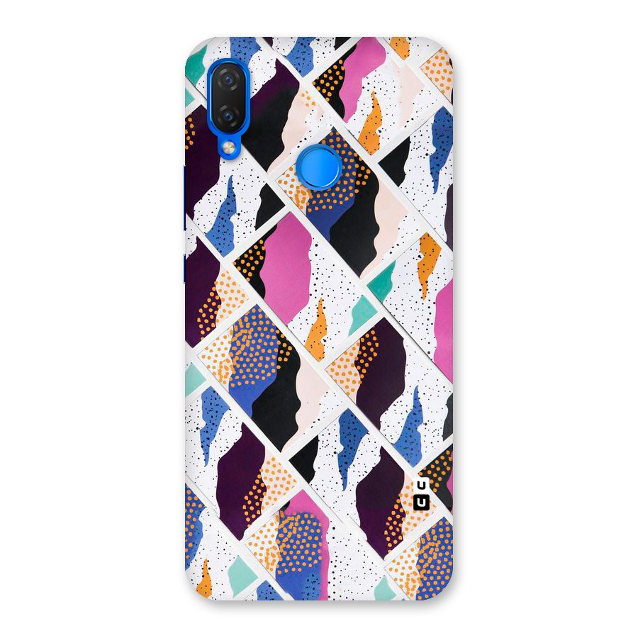 Abstract Polka Back Case for Huawei P Smart+