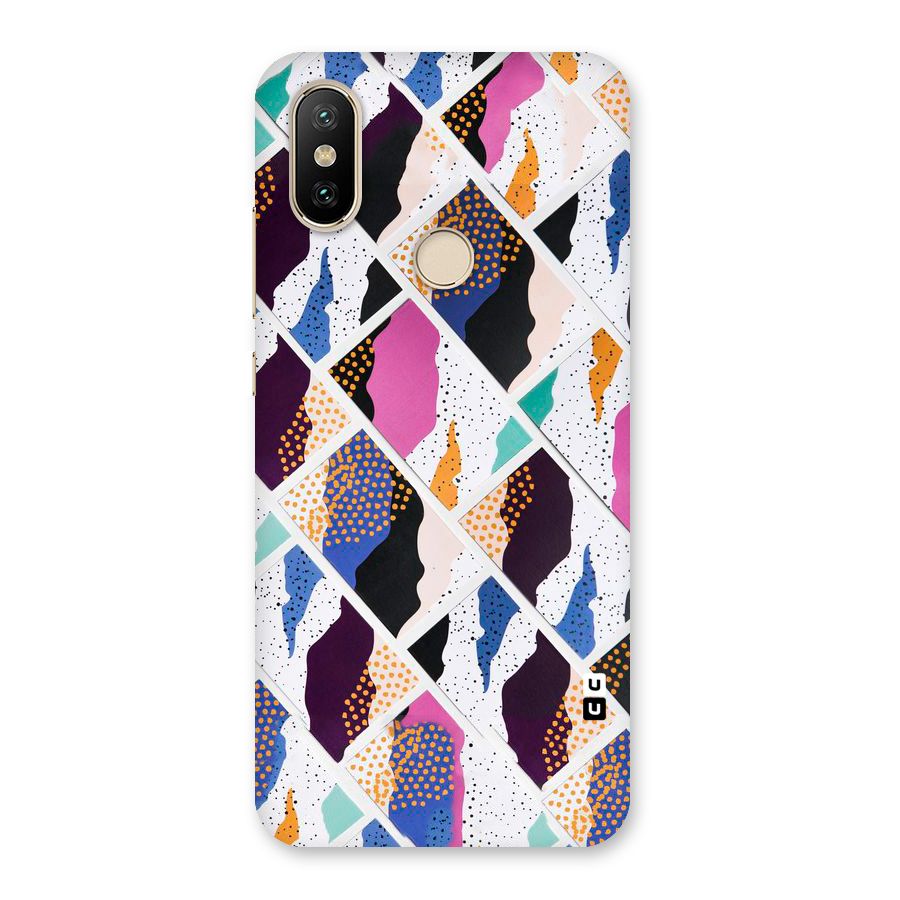 Abstract Polka Back Case for Mi A2