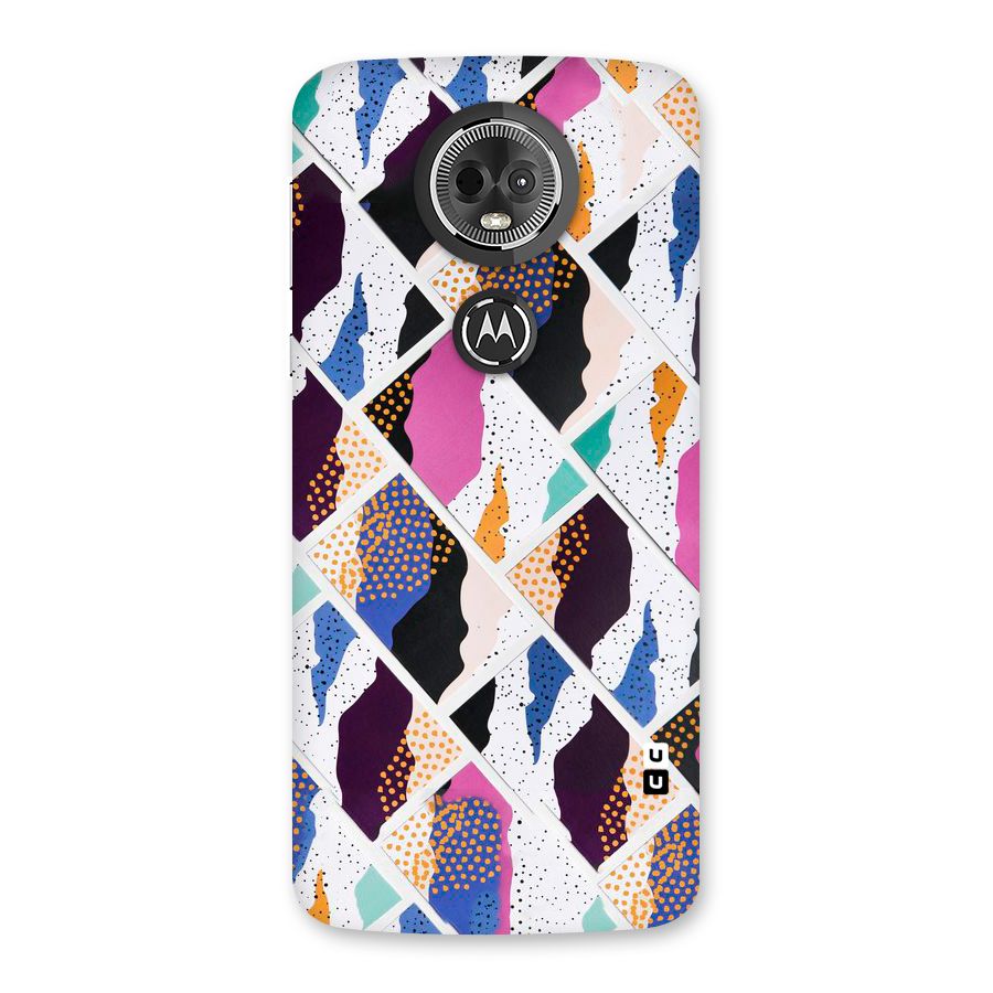 Abstract Polka Back Case for Moto E5 Plus