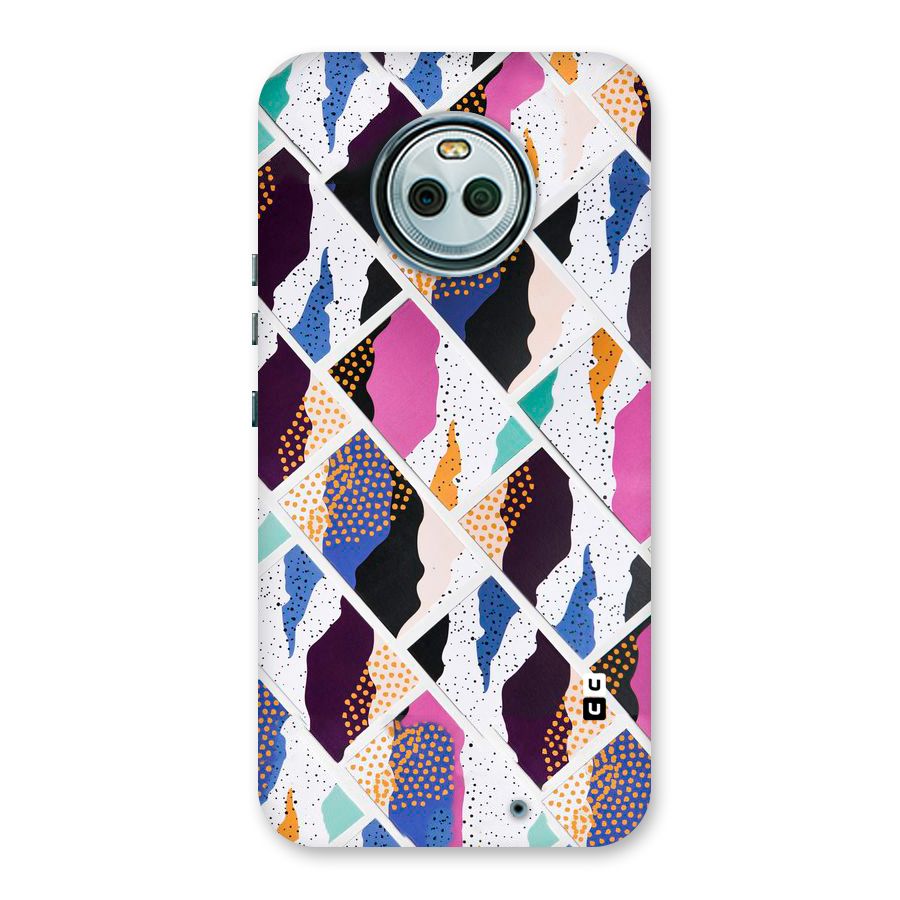 Abstract Polka Back Case for Moto X4