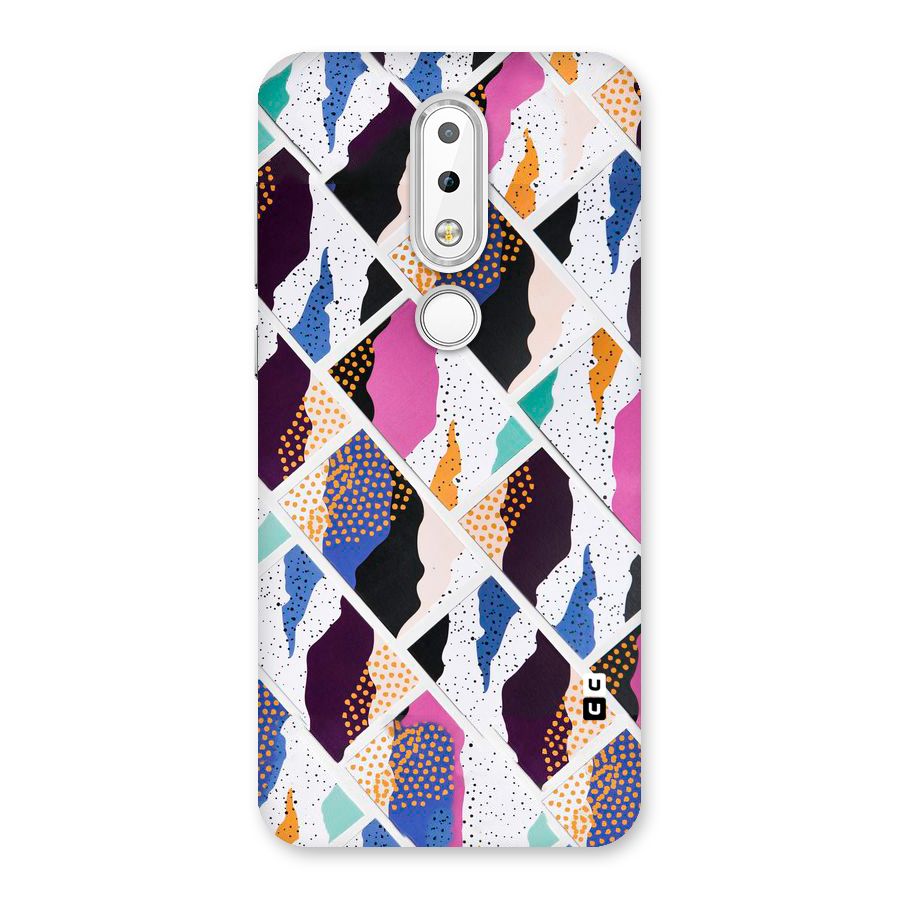 Abstract Polka Back Case for Nokia 6.1 Plus