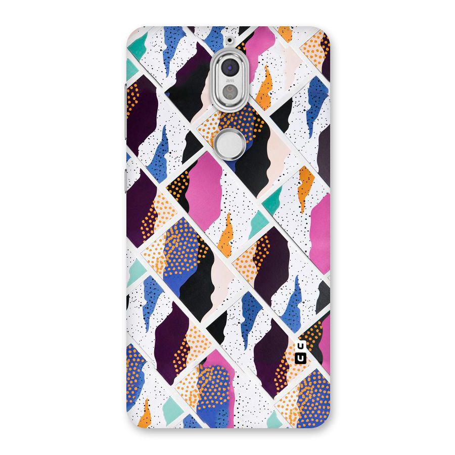 Abstract Polka Back Case for Nokia 7