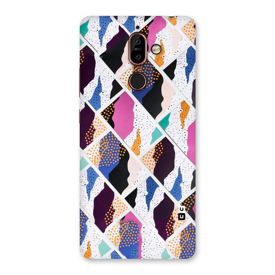 Abstract Polka Back Case for Nokia 7 Plus