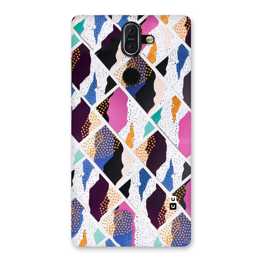 Abstract Polka Back Case for Nokia 8 Sirocco