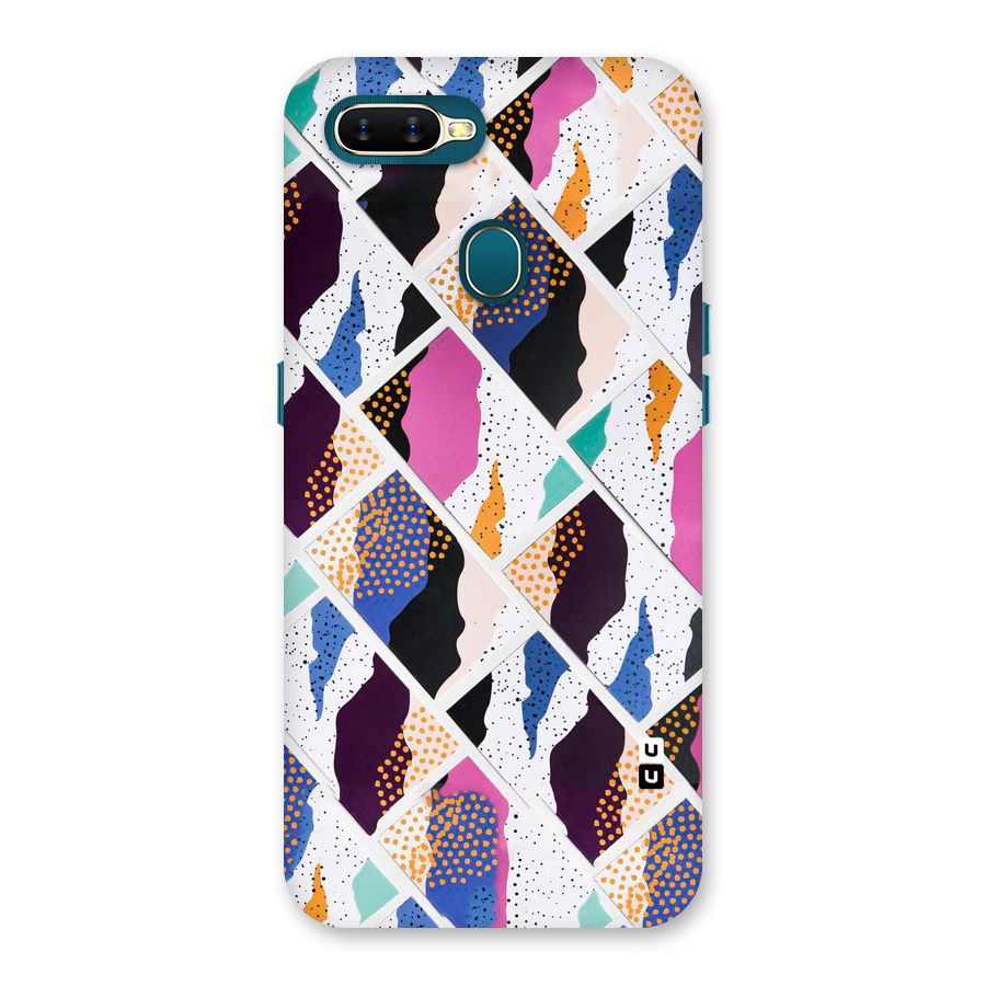 Abstract Polka Back Case for Oppo A11k