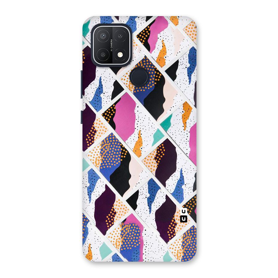 Abstract Polka Back Case for Oppo A15