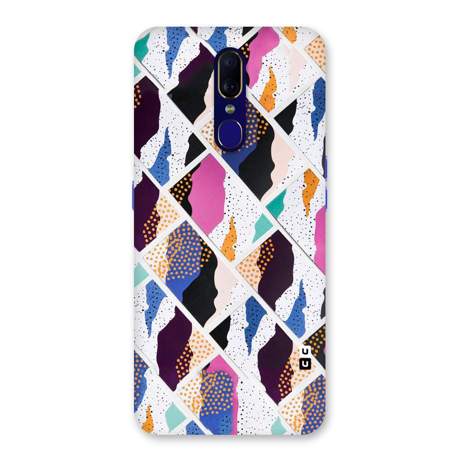 Abstract Polka Back Case for Oppo F11