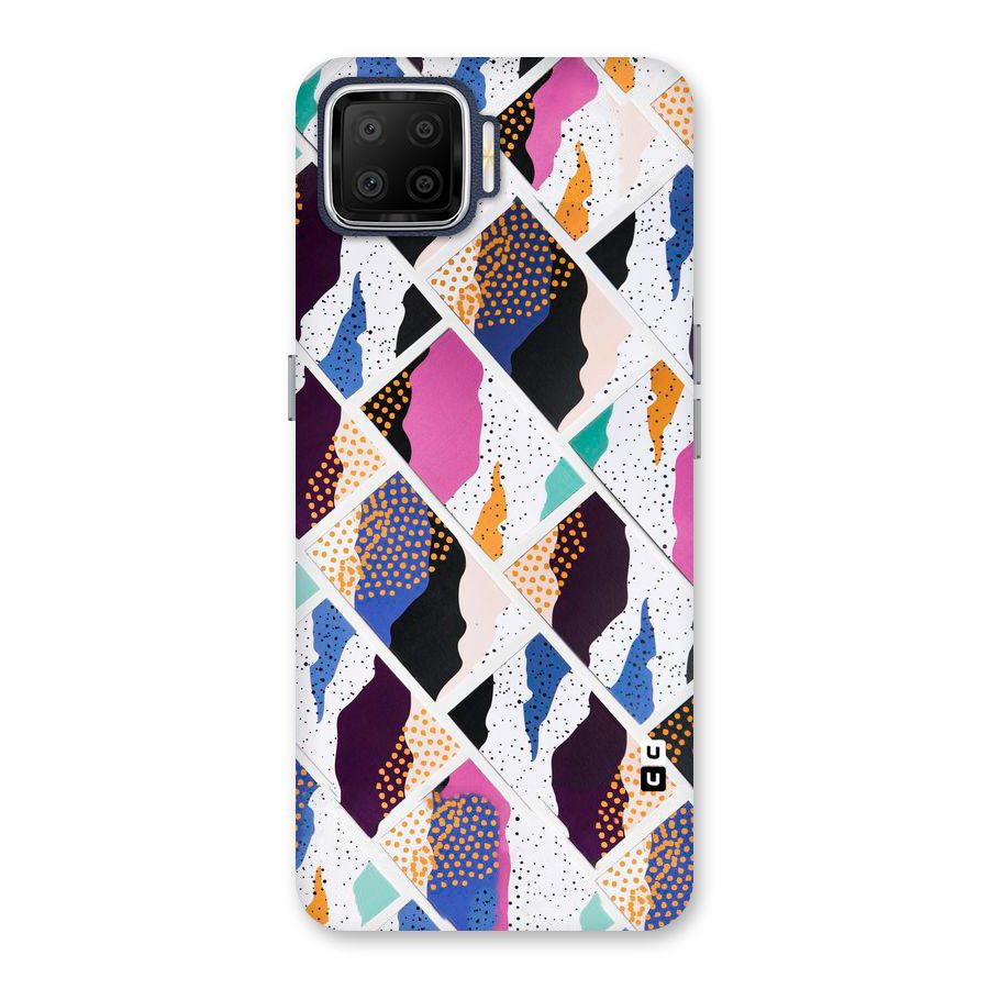 Abstract Polka Back Case for Oppo F17