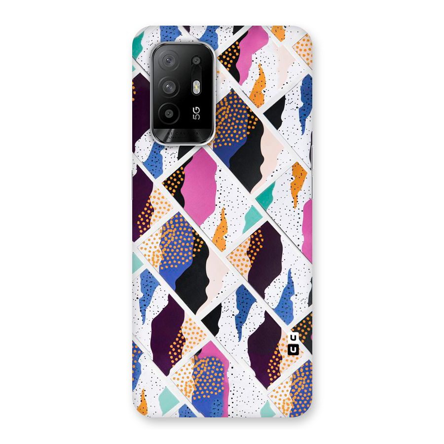 Abstract Polka Back Case for Oppo F19 Pro Plus 5G