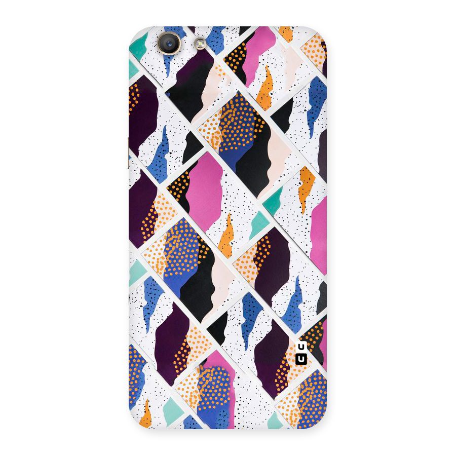 Abstract Polka Back Case for Oppo F1s