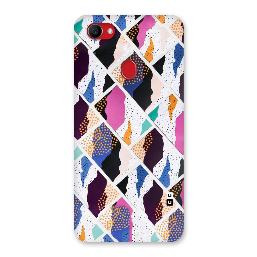 Abstract Polka Back Case for Oppo F7