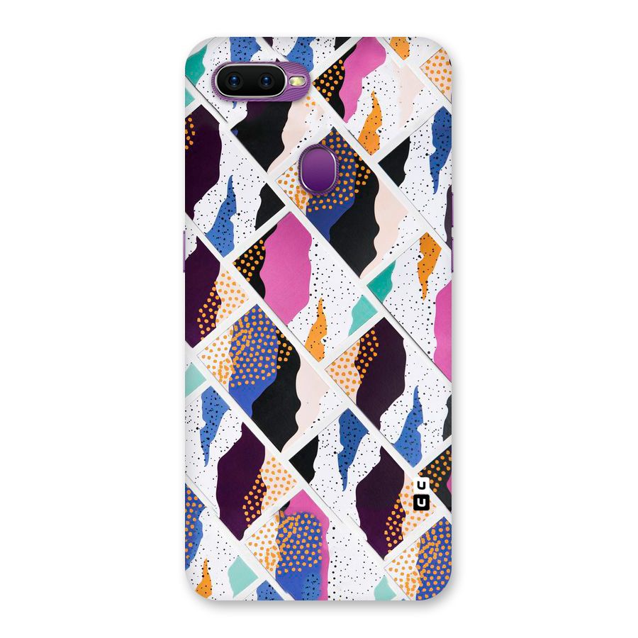 Abstract Polka Back Case for Oppo F9