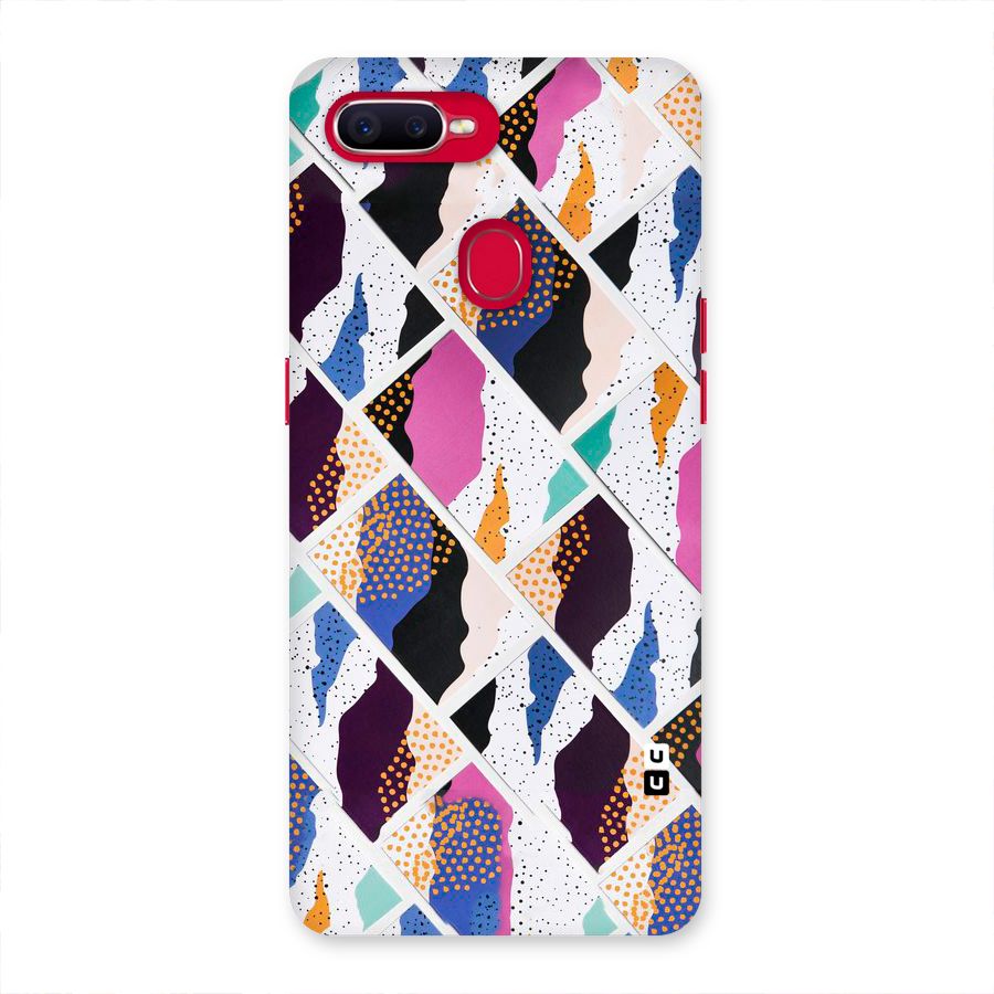 Abstract Polka Back Case for Oppo F9 Pro